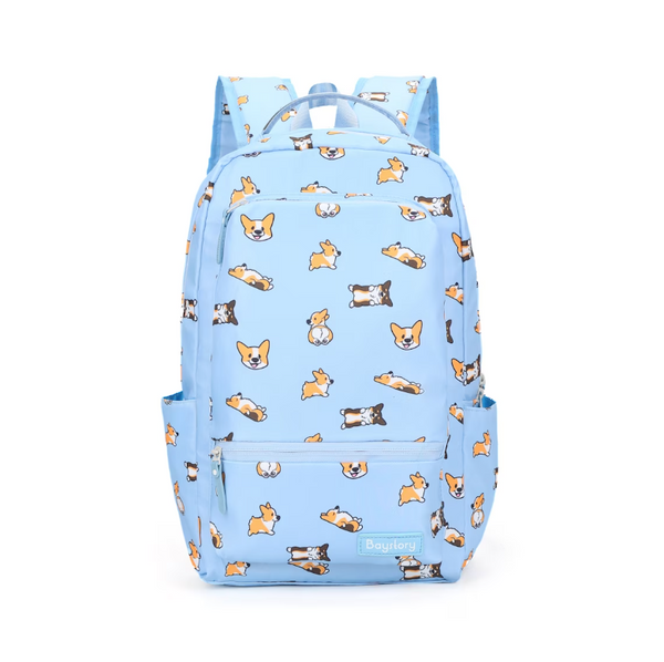 Cute Corgi Dog Backpacks for Girls Boys School Backpack School Bags for Women Men Teens