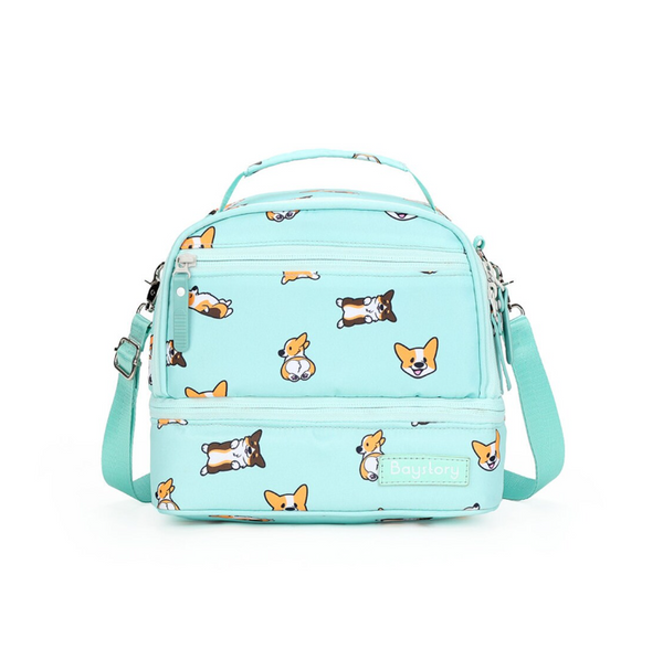 Cute Corgi lunch bag Leakproof School Lunch Bag for student Office Work Picnic Beach