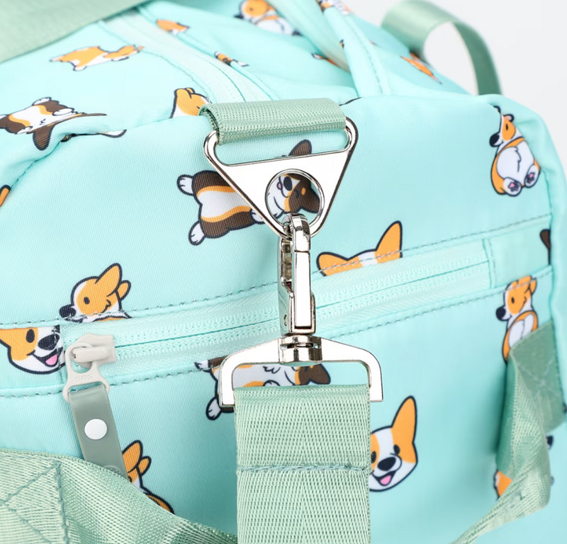 Corgi gym bag, Duffel Bag, Canvas Travel Bag for Gym Sports